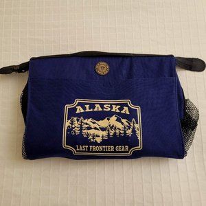 Polar Graphics collapsible wheeled travel bag. Alaska last frontier gear.